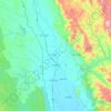Taungoo Township topographic map, elevation, terrain