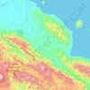 Ramu River topographic map, elevation, terrain