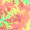 Digby topographic map, elevation, terrain