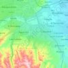 Parroquia Cabudare topographic map, elevation, terrain