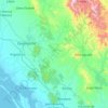 Mocorito topographic map, elevation, terrain