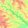 Lake Greenwood topographic map, elevation, terrain