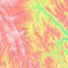 Provincia Rafael Bustillo topographic map, elevation, terrain
