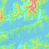 Kenepuru Sound topographic map, elevation, terrain