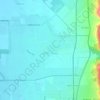 Darling Downs topographic map, elevation, terrain