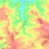 Ashdon topographic map, elevation, terrain
