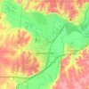 Junction City topographic map, elevation, terrain