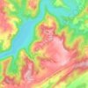 Tiurana topographic map, elevation, terrain