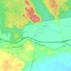 Exton topographic map, elevation, terrain