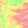 Herat Province topographic map, elevation, terrain