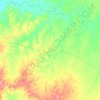 Glenmorgan topographic map, elevation, terrain
