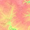 Гребінківська селищна громада topographic map, elevation, terrain