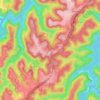 Mount Kuring-Gai topographic map, elevation, terrain