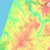 São João das Lampas e Terrugem topographic map, elevation, terrain