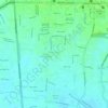Kelurahan Tuah Karya topographic map, elevation, terrain