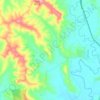 Horse Station Creek topographic map, elevation, terrain