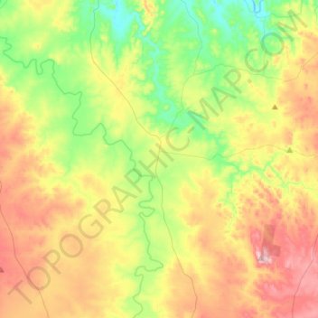 Bukkulla topographic map, elevation, terrain