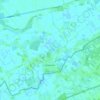 Koewacht topographic map, elevation, terrain