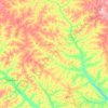 Garcias topographic map, elevation, terrain