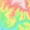 Acas topographic map, elevation, terrain