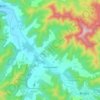 Porepunkah topographic map, elevation, terrain