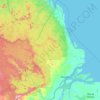 Amapá topographic map, elevation, terrain