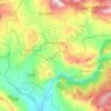 Chiusa Sclafani topographic map, elevation, terrain
