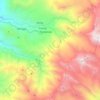 Muktinath topographic map, elevation, terrain
