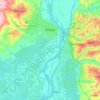 Oshimili South topographic map, elevation, terrain