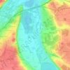 Sainte-Gemme-Moronval topographic map, elevation, terrain