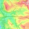 Whiston topographic map, elevation, terrain