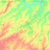 Caswell County topographic map, elevation, terrain