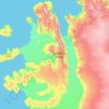 Alexander Island topographic map, elevation, terrain