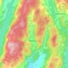 Satterthwaite topographic map, elevation, terrain