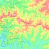 Linha Harmonia topographic map, elevation, terrain