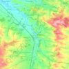 Zell an der Pram topographic map, elevation, terrain