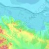 Somova topographic map, elevation, terrain