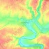 Saint-Maxire topographic map, elevation, terrain