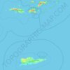 Islas Vírgenes de los Estados Unidos topographic map, elevation, terrain