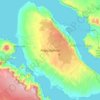 Samosir Island topographic map, elevation, terrain