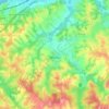 Ahetze topographic map, elevation, terrain