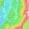Cavedine topographic map, elevation, terrain