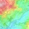 Parada de Todeia topographic map, elevation, terrain