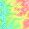 Ângulo topographic map, elevation, terrain