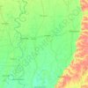 Big Sunflower River topographic map, elevation, terrain