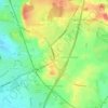 Whittington topographic map, elevation, terrain