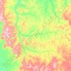 Ponte Alta do Tocantins topographic map, elevation, terrain