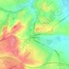 Crewkerne topographic map, elevation, terrain