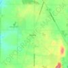 Harvest topographic map, elevation, terrain