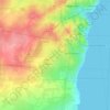 Municipio San Francisco topographic map, elevation, terrain